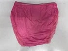 3x Ladies High-Waist Cotton & Lace Panties – Pink (3 Pieces)