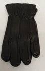 Men’s Black Winter Gloves – Medium/Large – Soft Leather Look