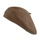 Ladies Gladwin Bond 100% Pure Wool Beret - Brown - One Size