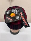 Flexfit Red & Black Checked Fitted Cap – Size Large/XL
