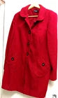 George Women’s Classic Wool-Style Coat – Red | UK Size 20 (EU 48)