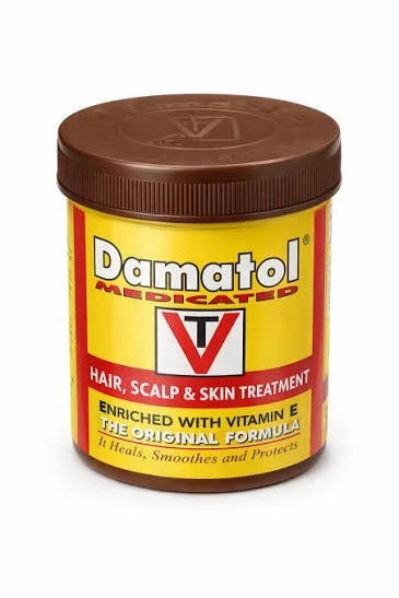 2 x Damato Hair Scalp & Skin Treatment Cream with Vitamins A & E 55g