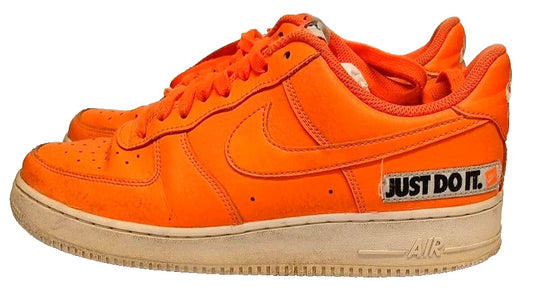 Nike Air Force 1 Trainers UK 8 / EU 42.5 / US 9 Orange - Low Top