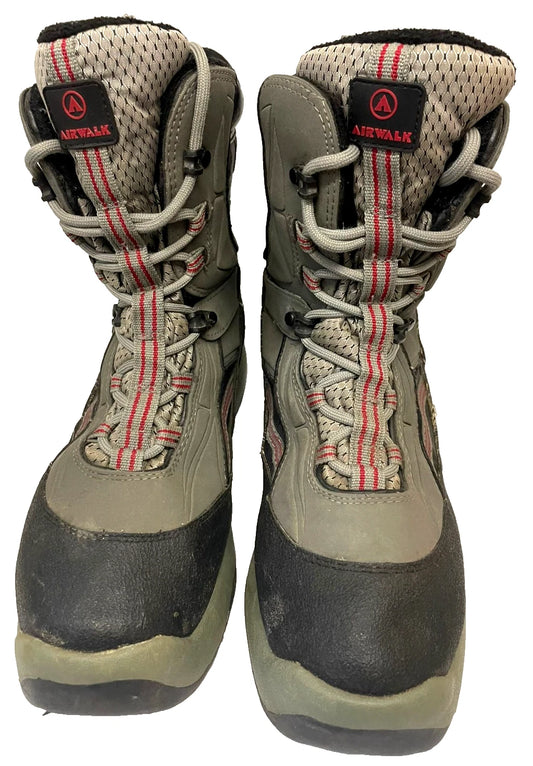 Airwalk Snowboard Boots Thermolite Insulated Grey/Black UK 9/EU 43