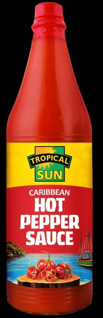 Tropical Sun Caribbean Hot Pepper Sauce – 355ml Bottle