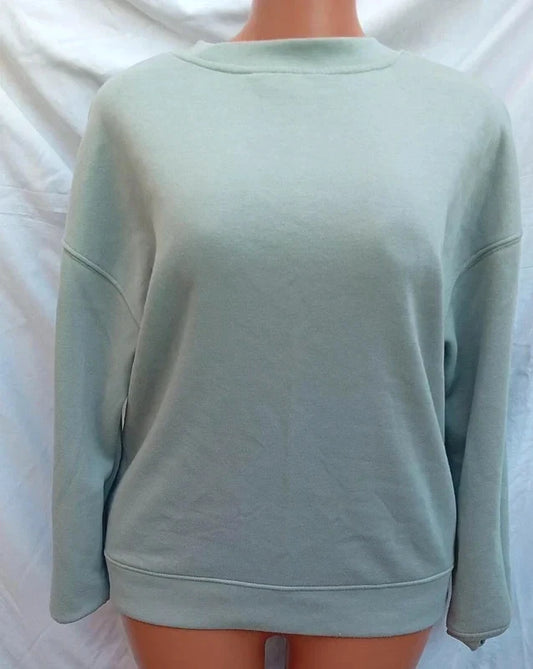 Women’s Oversized Crewneck Sweatshirt – Soft Cotton Blend Pullover, Casual Long Sleeve Top