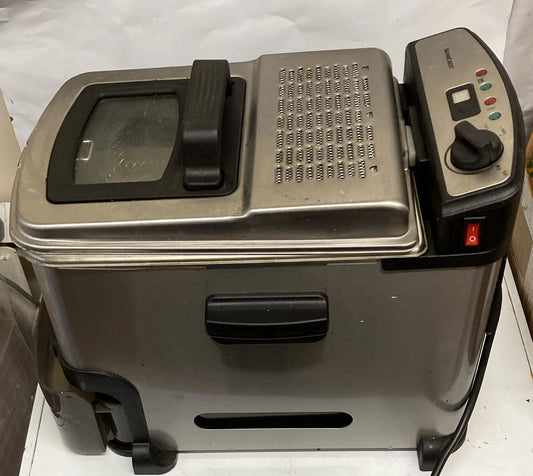 SilverCrest 3.5L Stainless Steel Deep Fat Fryer 2300W Oil Filter Timer 2.5L