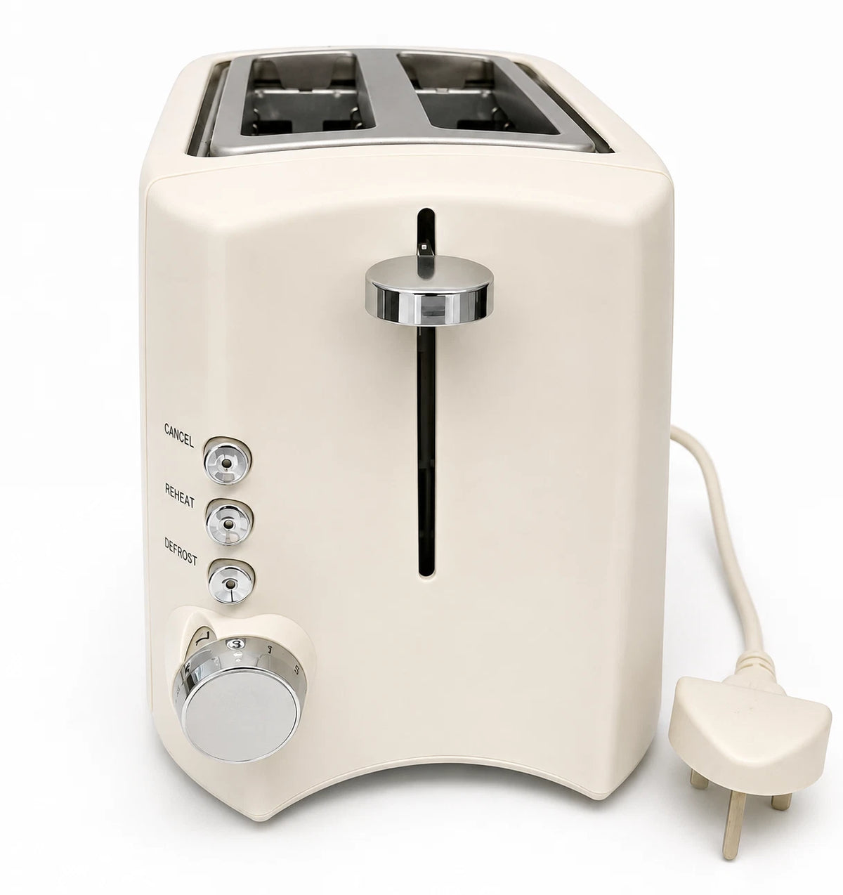 Russell Hobbs Honeycomb White 2 Slice Toaster Extra Wide Slots