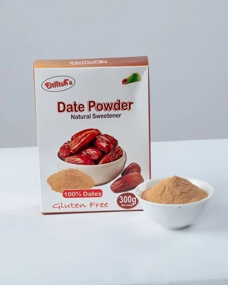Dillish's 100% Natural Date Powder – Gluten-Free Natural Sweetener– 300g