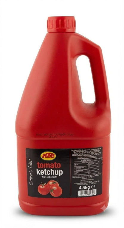 KTC Tomato Ketchup 4.5kg Large Catering Bottle Thick & Smooth - Exp. Oct. 2026