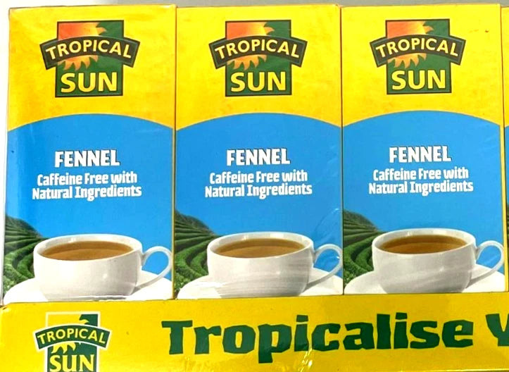 3 x Tropical Sun Fennel Tea | 20 Tea Bags Each