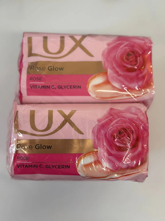 Lux Rose Glow Beauty Bar Soap – Pack of 6