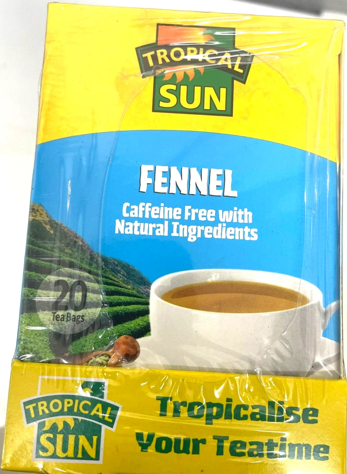 3 x Tropical Sun Fennel Tea | 20 Tea Bags Each