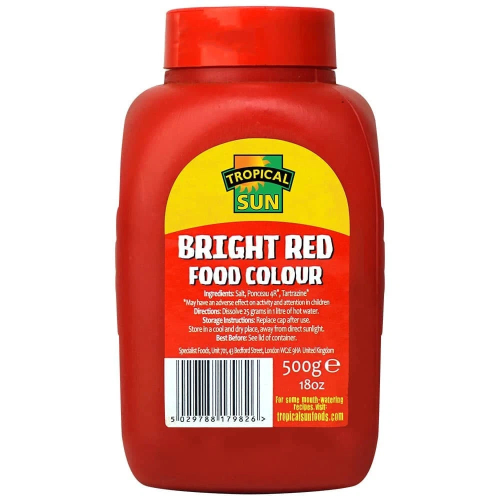 Tropical Sun Food Colouring Powder – Red 500g Tub