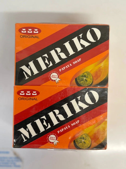 Original Meriko Papaya Soap – Skin Smoothening & Refreshing Cleanser | Pack of 4