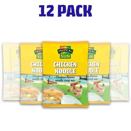 Tropical Sun Chicken Noodle Soup Mix – 60g x 12 Packs (Multipack)