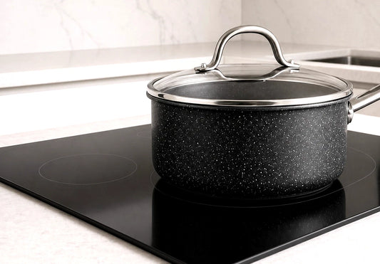 MasterPan Saucepan with Lid 18cm 1.9L – Non-Stick Cooking Pot
