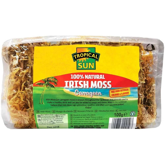 Tropical Sun Dried Irish Moss – 100g Pack
