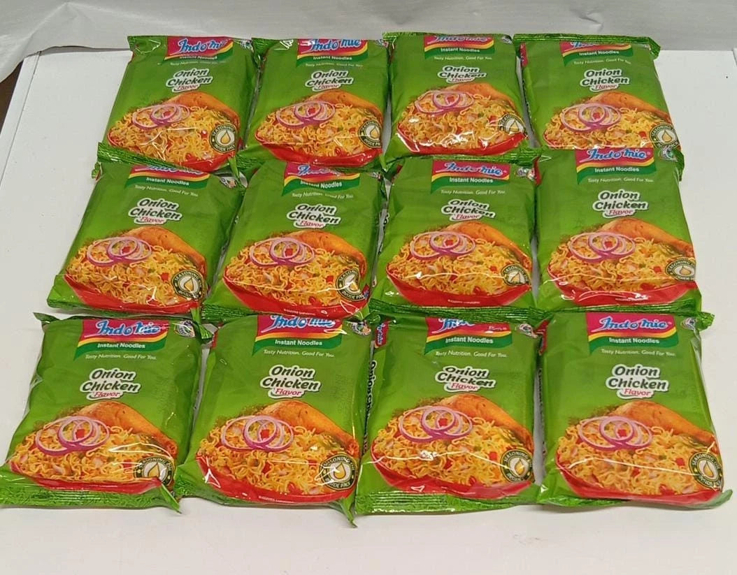 Indomie Instant Noodles – Onion Chicken Flavour (Pack of 12)