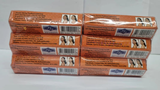 Asantee Carrot with Honey Soap – 6 Bars