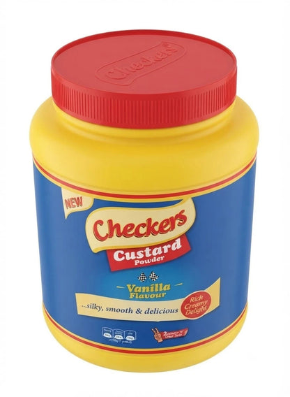 Checkers Vanilla Custard Powder Large Tub Creamy Dessert Mix - Exp. Feb 2027