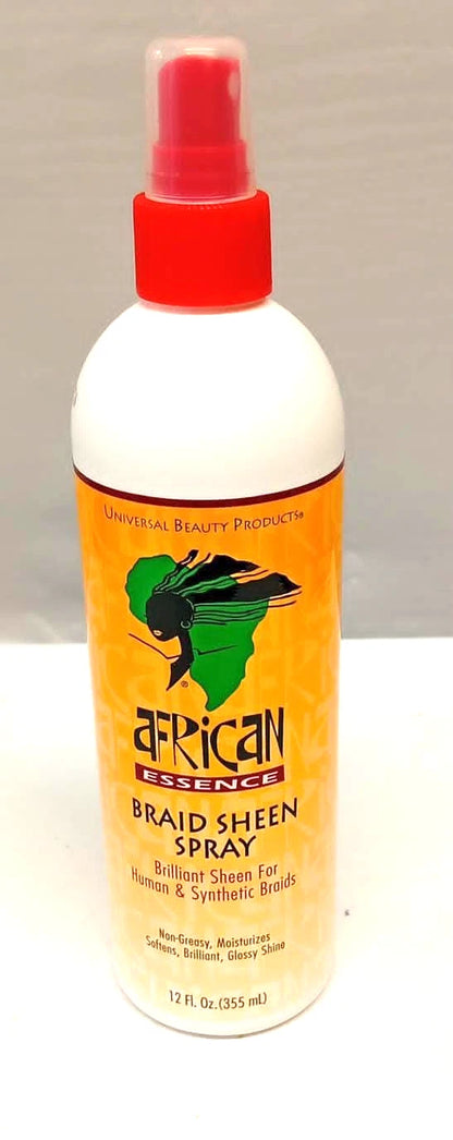 African Essence Braid Sheen Spray – 12 fl oz (355ml)