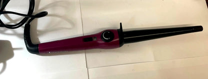 Remington Curl Create CI52W0 Conical Hair Curling Wand Purple Black Adjustable