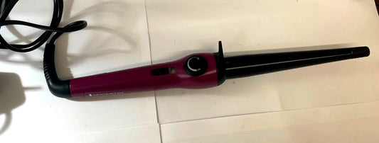 Remington Curl Create CI52W0 Conical Hair Curling Wand Purple Black Adjustable