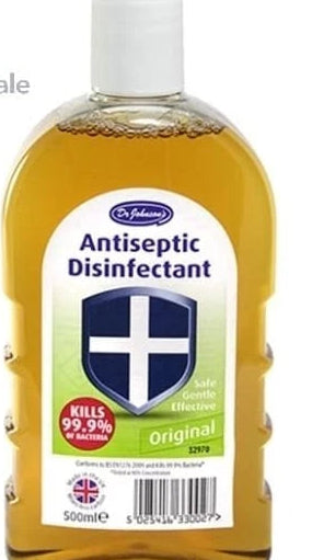 2 x Dr Johnson’s Antiseptic Disinfectant 500ml Each