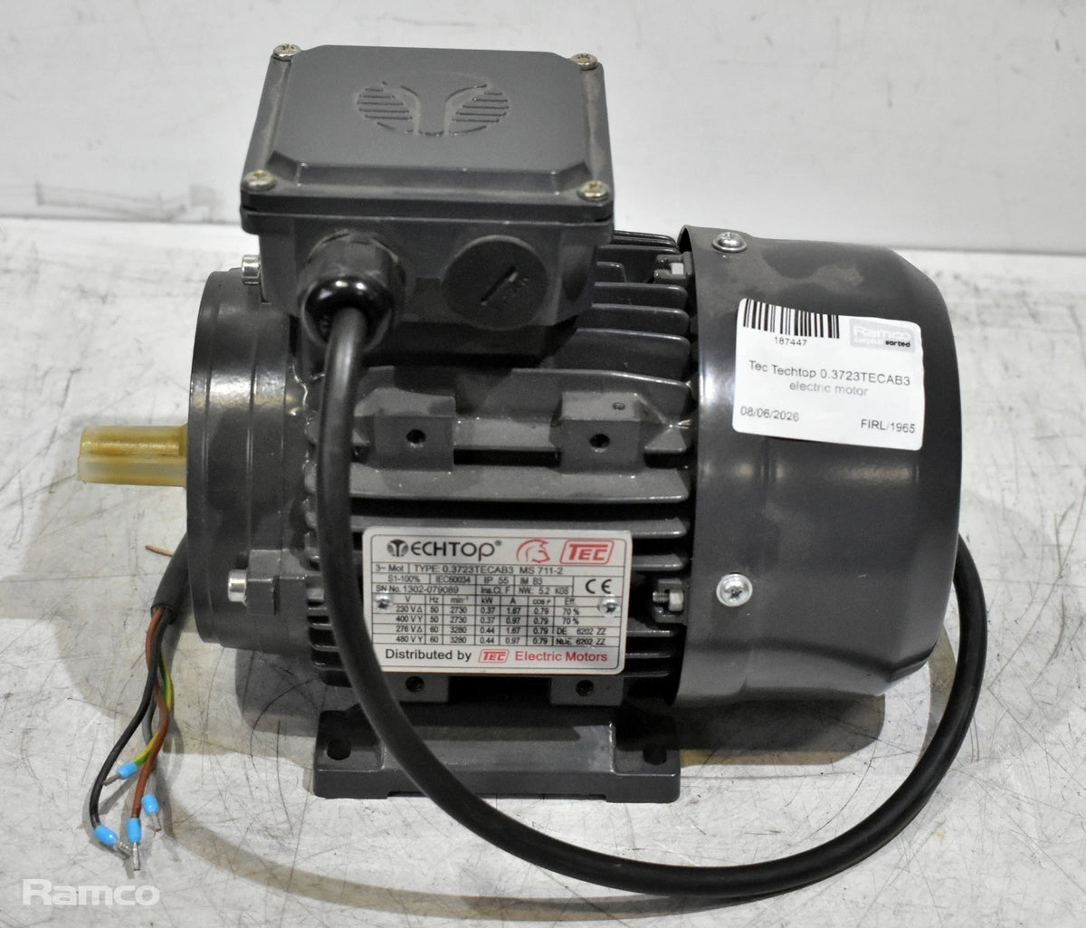 Techtop 0.3723TECAB3 3-phase electric motor - W 130 x D 240 x H 185mm