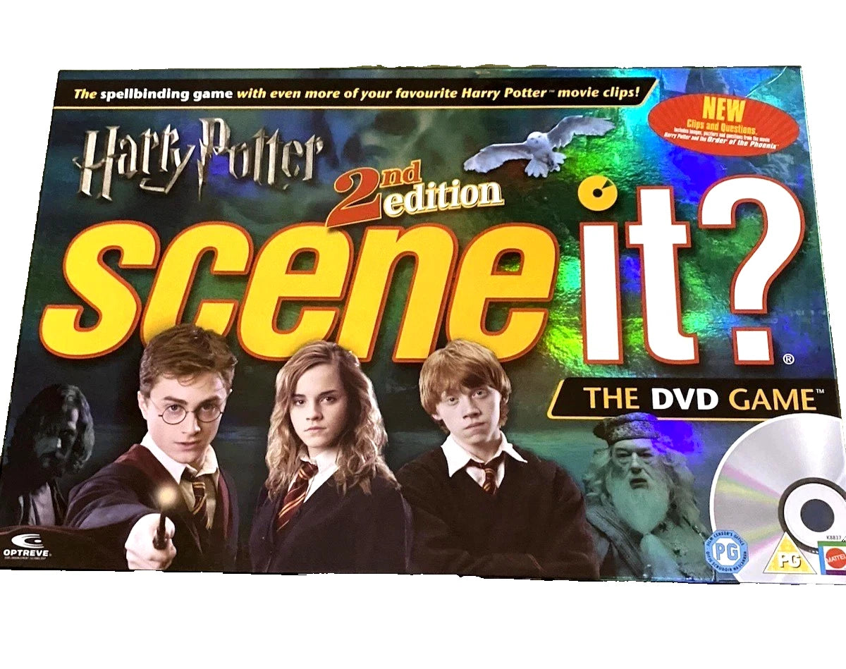 Harry Potter Scene It? 2nd Edition DVD Board Game – Complete Family Trivia Game
