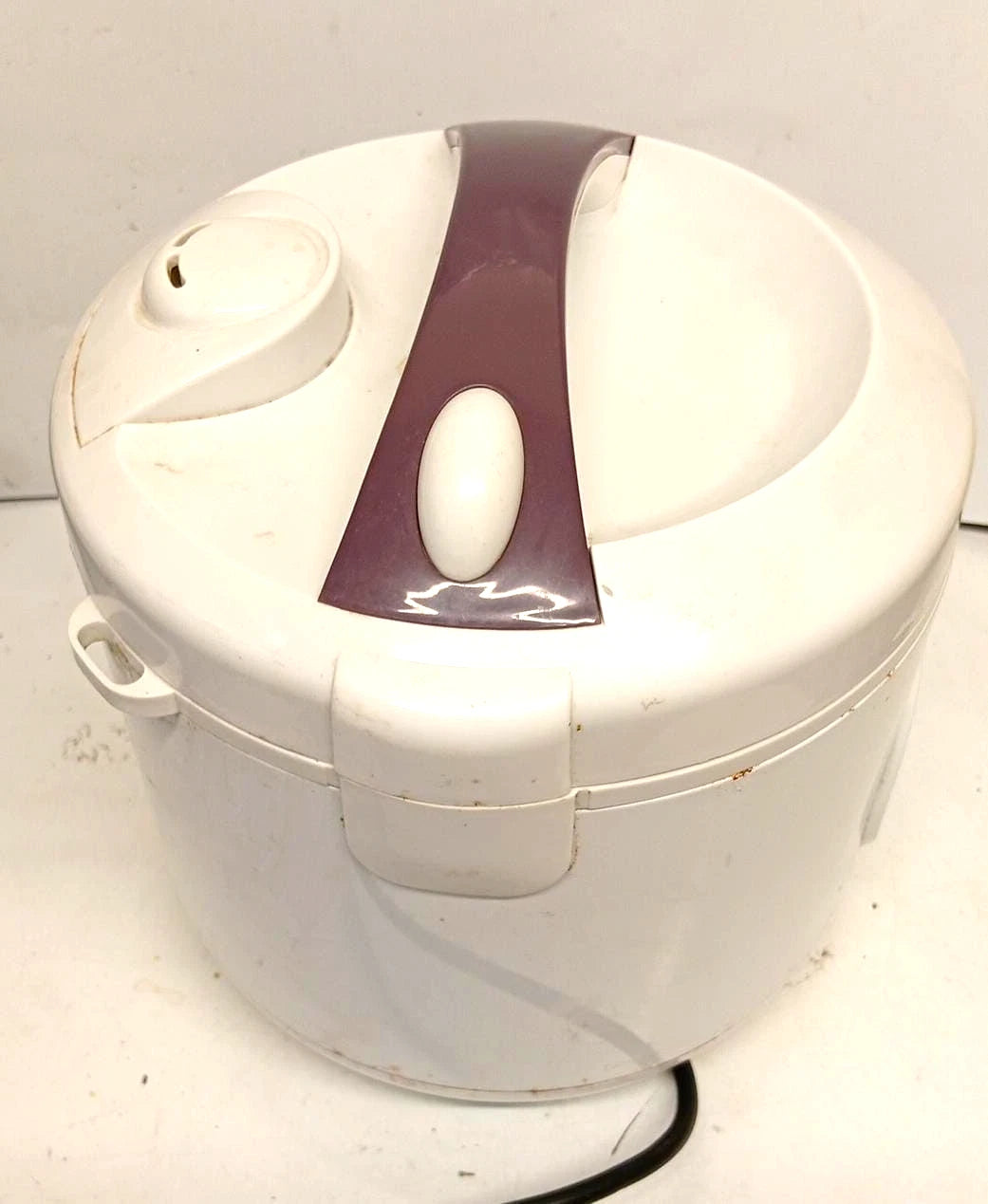 Electric Rice Cooker & Steamer | Non-Stick Inner Pot | White | Tested Working