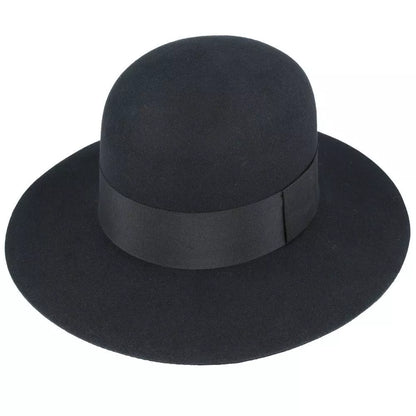Bolero Wide Brim Round Crown Wool Hat (Medium 57cm)