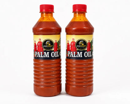 2 x 100% Authentic Red Palm Oil 75cl Each