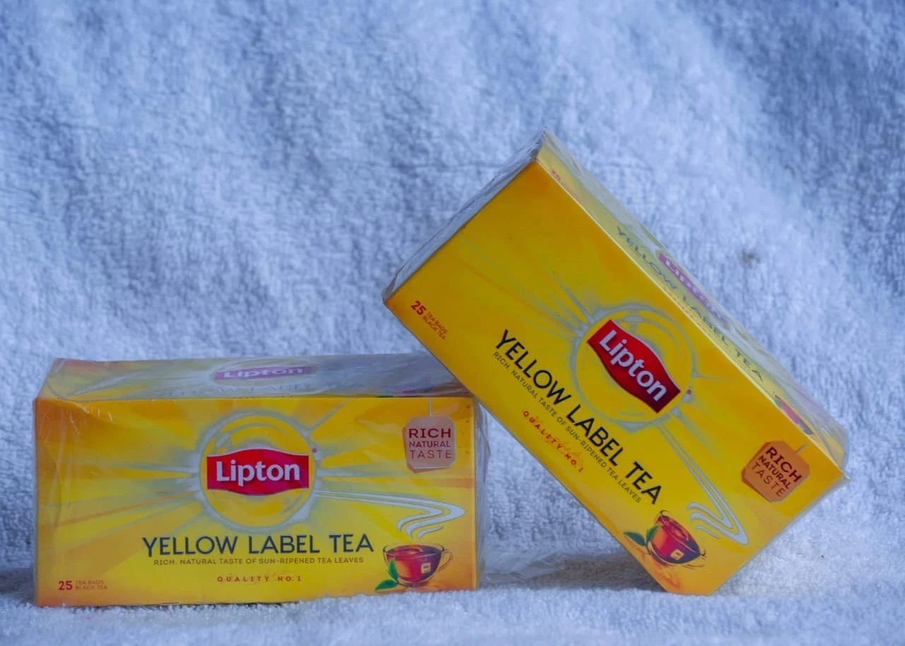 2 x Lipton Yellow Label Tea – 50 Tea Bags – Rich Natural Taste