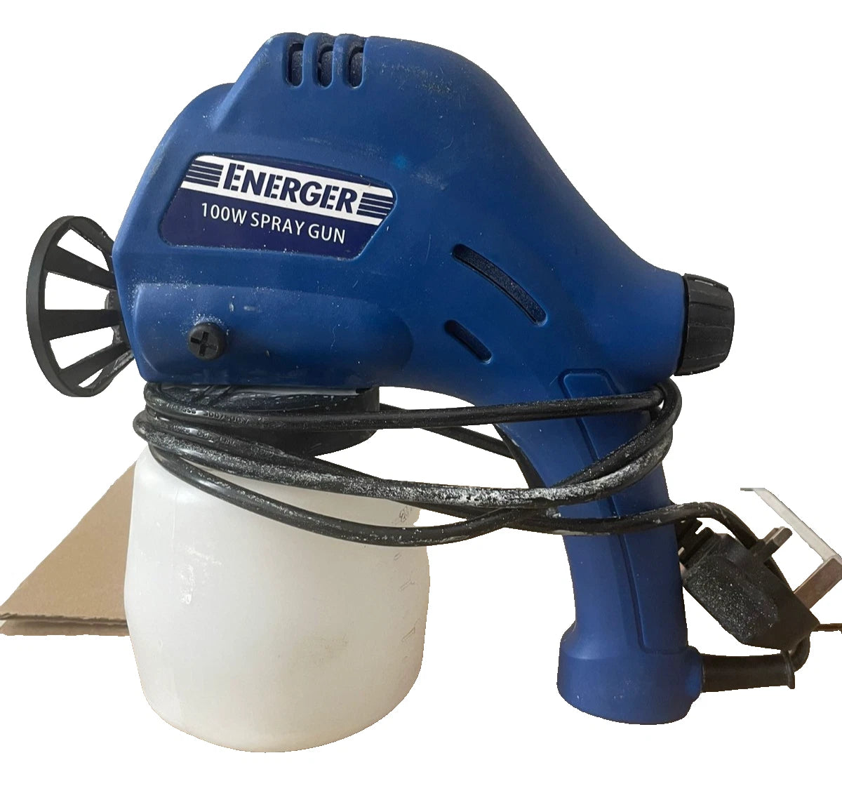 Energer 100W Electric Spray Gun Paint Sprayer 800ml Portable Handheld Blue