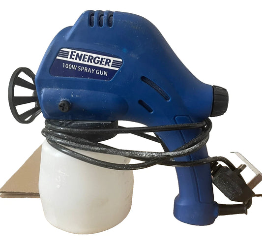 Energer 100W Electric Spray Gun Paint Sprayer 800ml Portable Handheld Blue