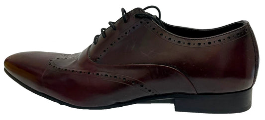 Men’s Brown Leather Oxford Formal Shoes UK 11 EU 46