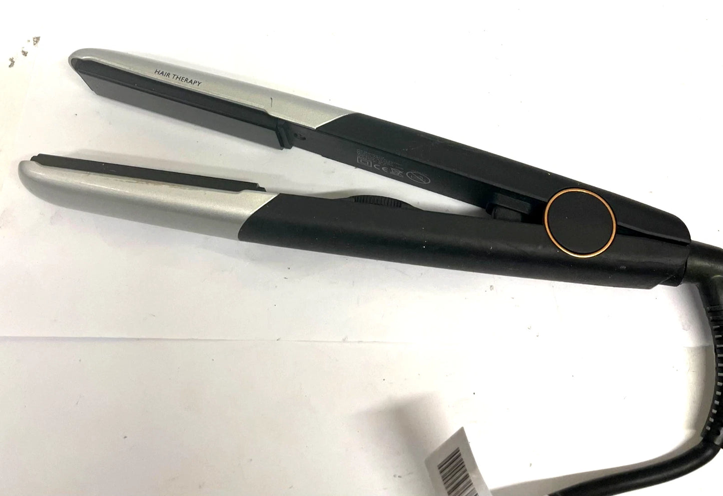 Hair Therapy Hair Straighteners – Black & Silver Ceramic Styling Iron