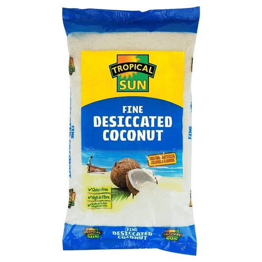 Tropical Sun Fine Desiccated Coconut – 1kg Bag