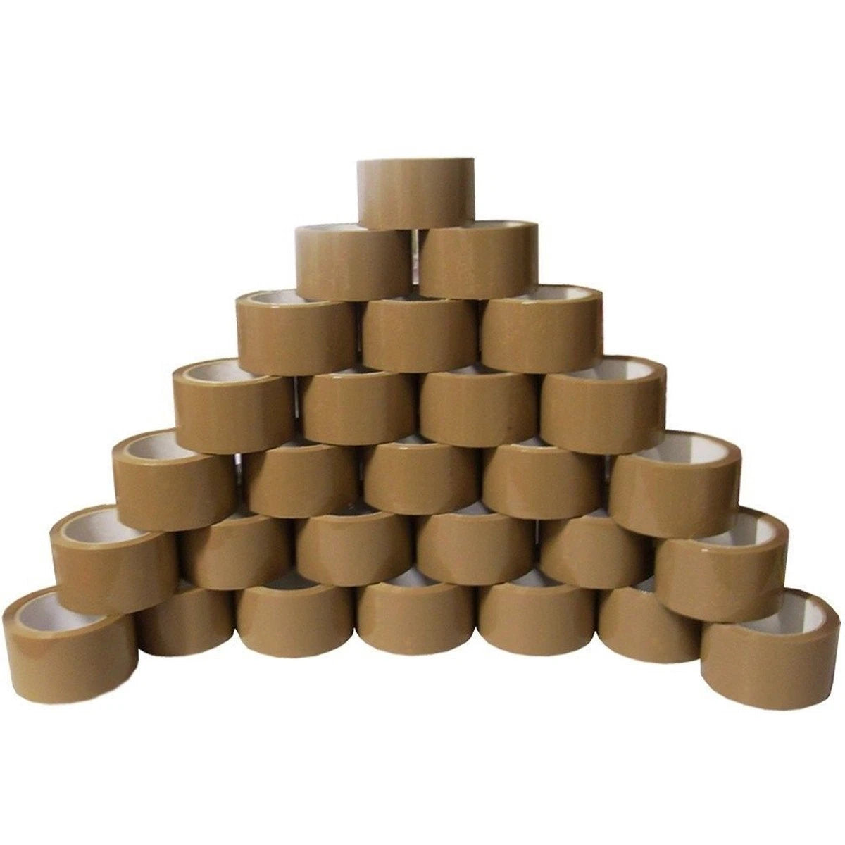 72 ROLLS STRONG BROWN BUFF PARCEL PACKING TAPE PACKAGING BOX SEALING 48MM x 66M