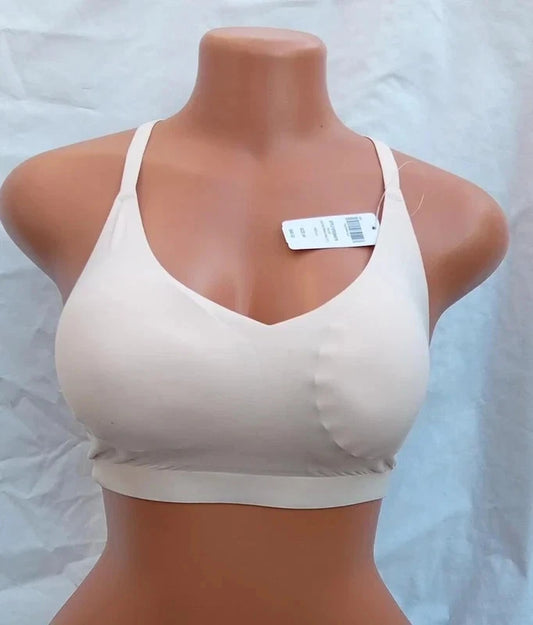 White Lace Back Sports Bra / Bralette