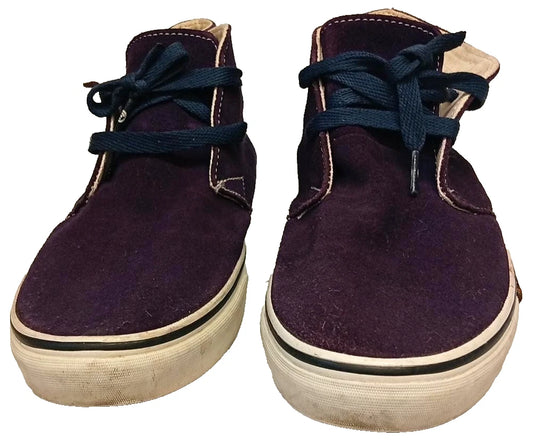 Vans Men’s Purple Suede Chukka Trainers UK 9 / EU 43 Lace-Up Casual Shoes