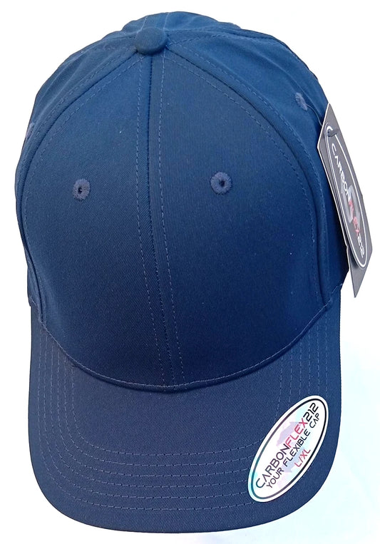 Carbon 212 Navy Adjustable Cap Curved Peak Hat One Size