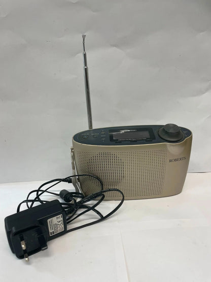 Roberts Classic DAB2 Portable DAB DAB+ FM Digital Radio Gold With Adapter