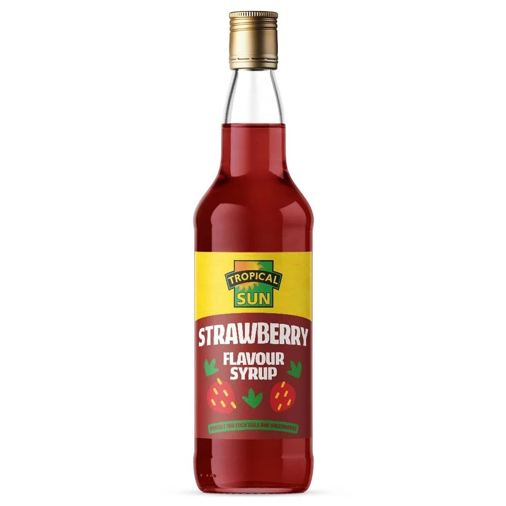 Tropical Sun Strawberry Syrup – 700ml Bottle