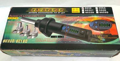 Portable Microcomputer Hot Air Gun 540W 220V SMD Rework Station New