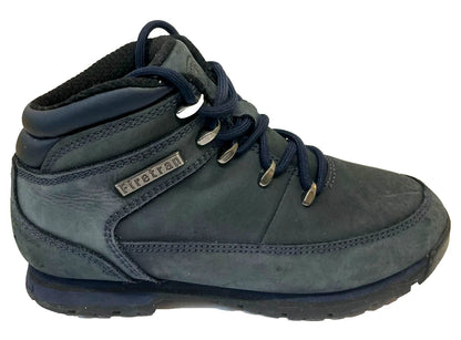 Firetrap Rhino Mens Boots Blue UK 7 EU 41 Leather Hiking Ankle Casual Boots