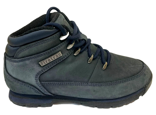 Firetrap Rhino Mens Boots Blue UK 7 EU 41 Leather Hiking Ankle Casual Boots