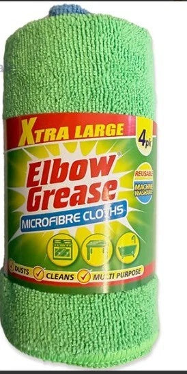Elbow Grease Extra Large Microfibre Cloths